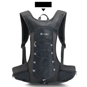 Hiking Cross Country Backpack Running Sports Water Bag Cycling Equipment (Color: Black)