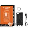 Mini Portable Key Light LED Flashlight TYPE-C Rechargeable Camping Hiking Lantern High Power Luminous Flash Light Pocket Torch